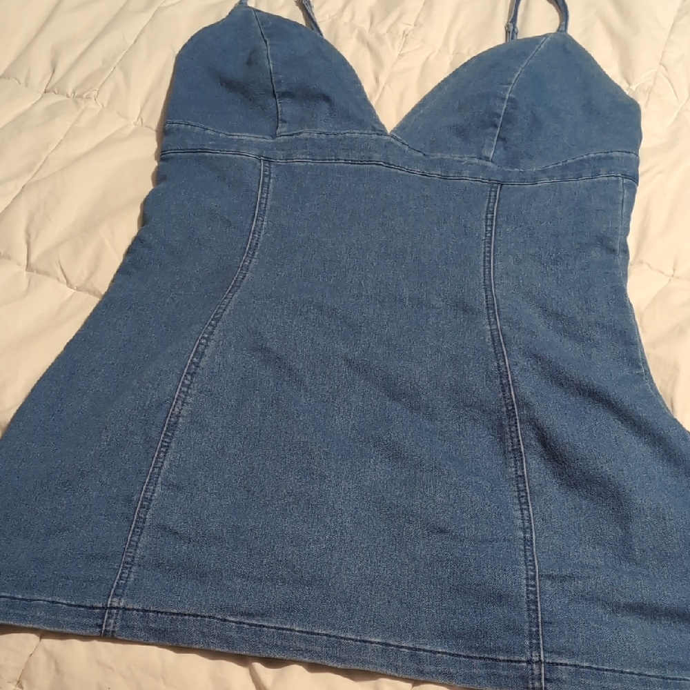 Denim Blue Women's Top
